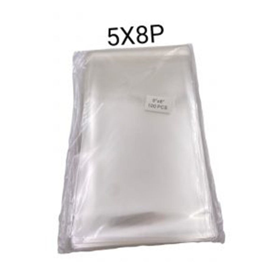 BOLSA DE CELOFÁN DE 5X8¨CON PEGAMENTO PAQ. CON 100 PZS