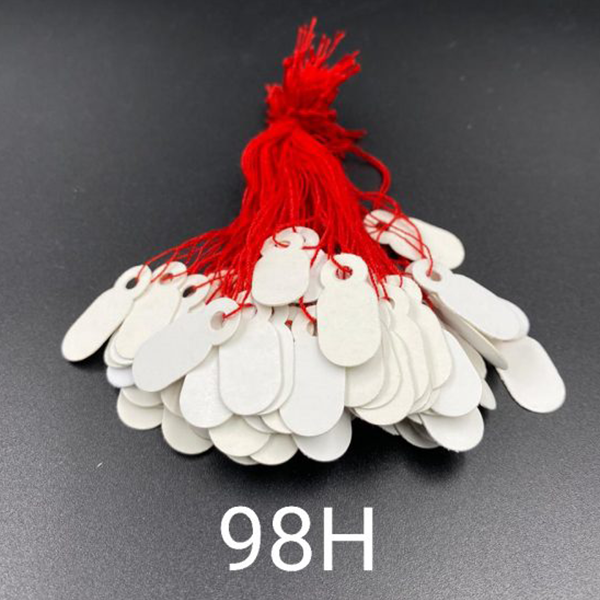 98H ETIQUETA DE HILO PAQ. CON 100 PZS.