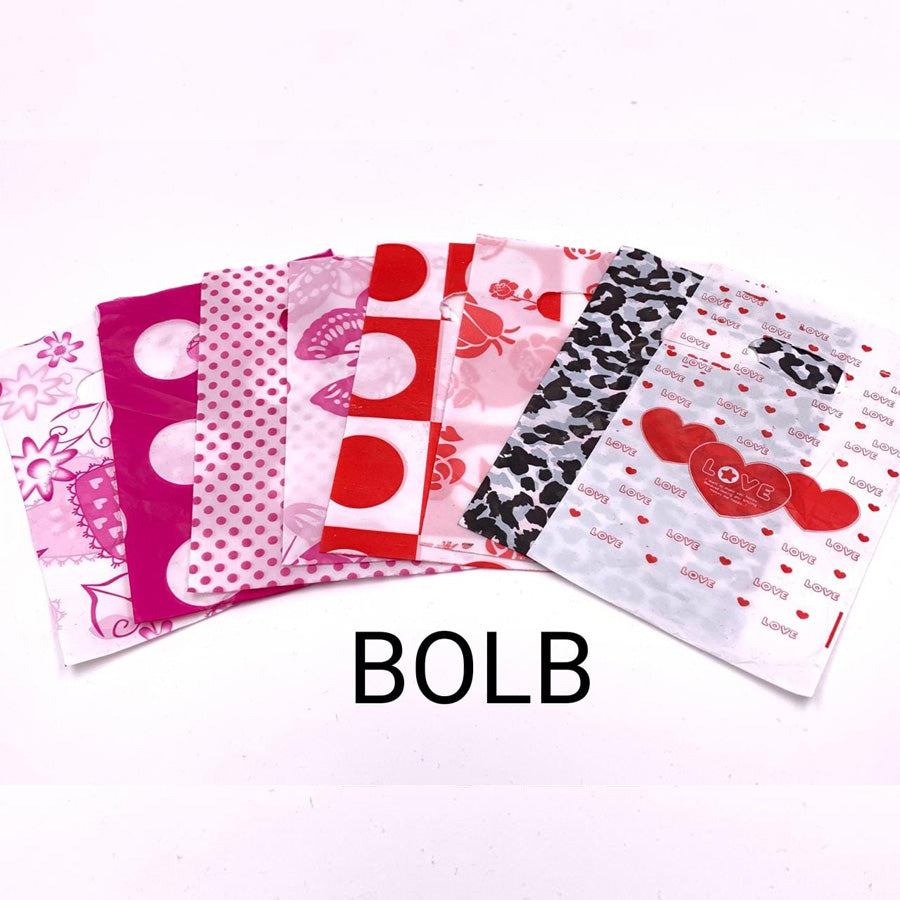 BOLSA DE PLÁSTICO CON ASA TIPO BOUTIQUE 9.5X15.5 CM