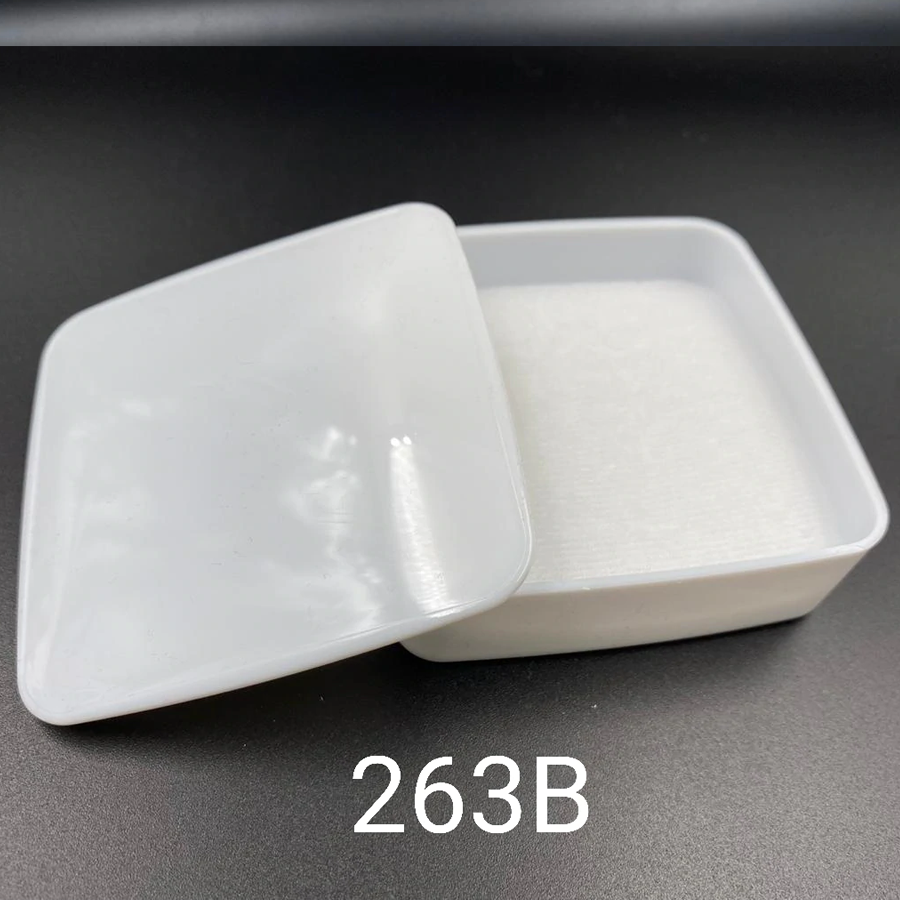 CAJA BLANCA DE PLÁSTICO DE 6X6 CM