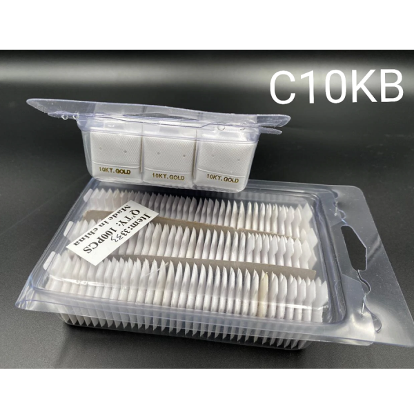 PAQUETE CON 100 BLISTERS IMPRESO 10K DE 2.5X2.5 CM