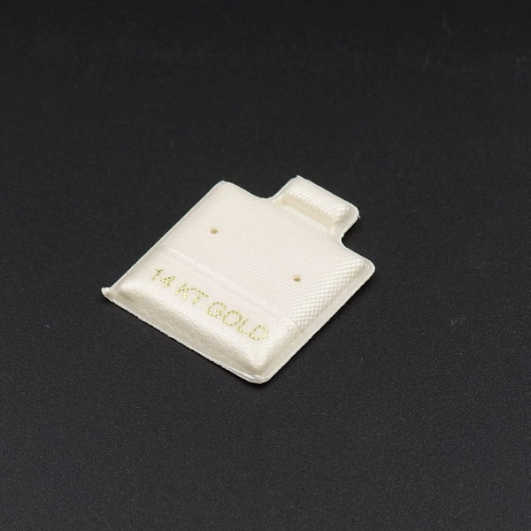 BLISTER PARA BROQUEL CON IMPRESION 14K 2.5X2.5 CM