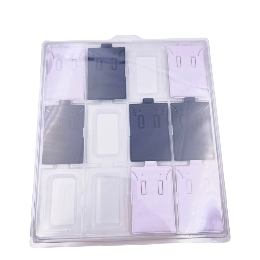 CHAROLA DE ACETATO PARA 12 BLISTERS DE JUEGO DE 23x26.5 CM