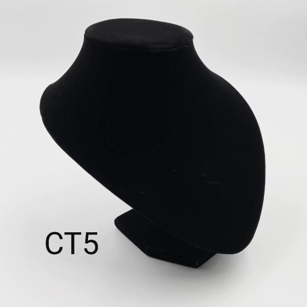 CUELLO CHICO EN TERCIOPELO NEGRO DE 19 CM DE ALTURA