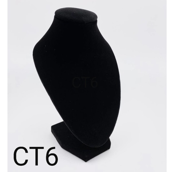 CUELLO MINI EN TERCIOPELO NEGRO DE 15 CM DE ALTURA