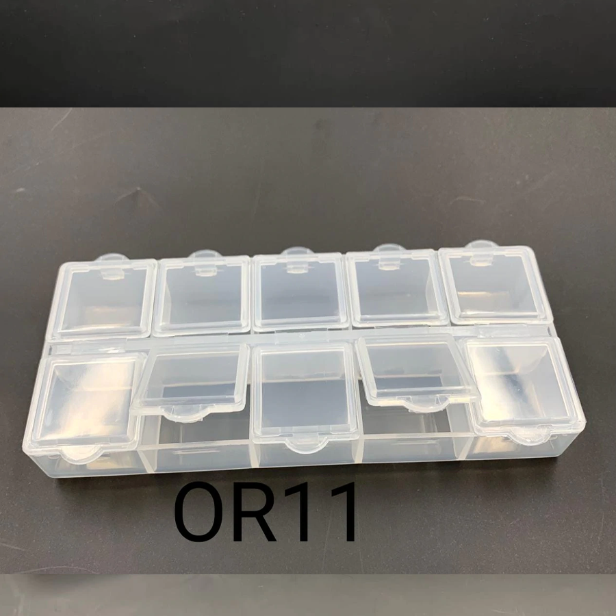 ORGANIZADOR CON 10 CASILLEROS INDIVIDUALES DE 13X5.5X1.7 DE ALTURA