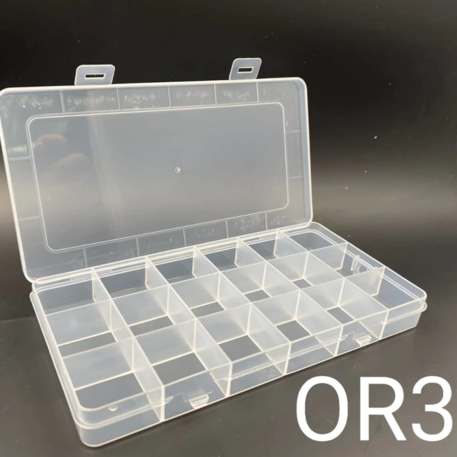 ORGANIZADOR DE 18 CASILLEROS DE 23X11.5X4 CM DE ALTURA