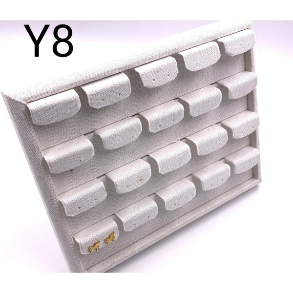 EXHIBIDOR PARA 20 PARES DE ARETE 25X19.5X 10.5 CM
