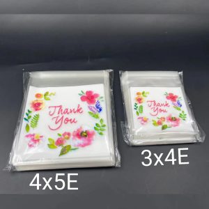 BOLSA DE CELOFÁN ESTAMPADA DE 7X7 CM PAQ. CON 100 PZ
